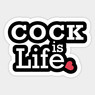 Life (White) Sticker